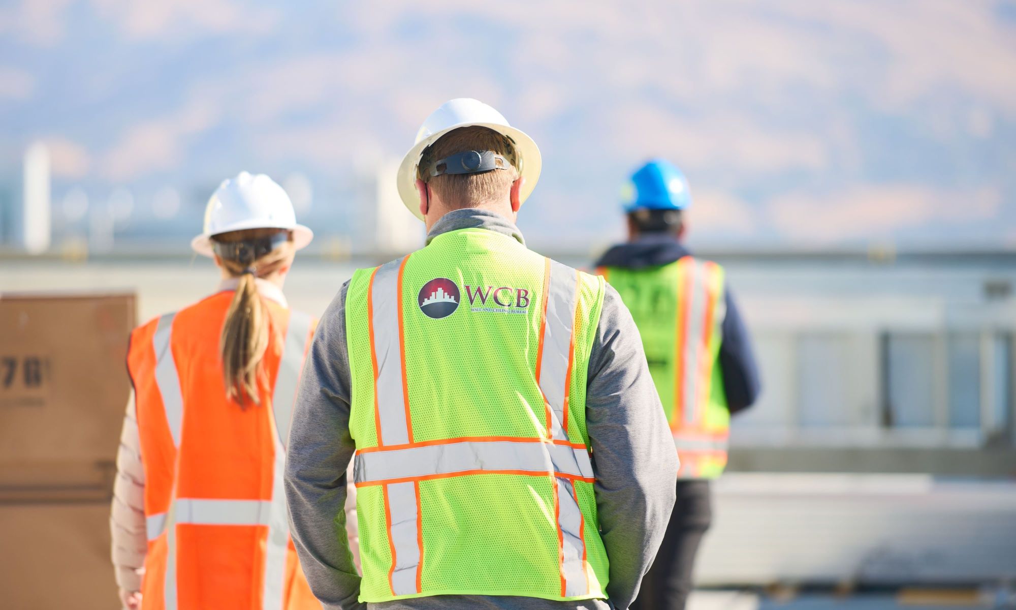WACA workers in safety vests